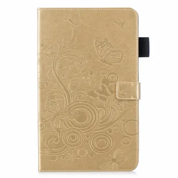 

20pcs/lot Butterfly 4 card leather hot sale case cover for Huawei Mediapad M5 8.4 wallet pouch cover case shell