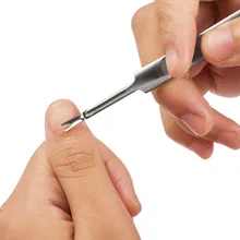 Новые инструменты для ногтей из нержавеющей стали вилка для мертвой кожи Профессиональный инструмент для ногтей персональный уход Empuje de piel muerta