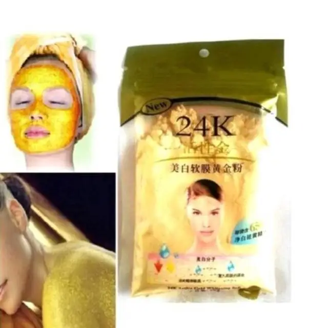 

Gold Skin Treatment Powder Spa Age Pure Color Facial 100% Mask 24k Prettybaby Anti-aging Whitening Oil-control Popular