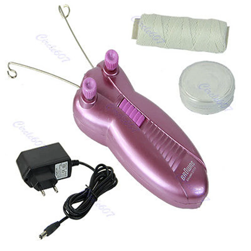 font b Electric b font Body Face Facial Hair Remover Defeather Cotton Thread Epilator font