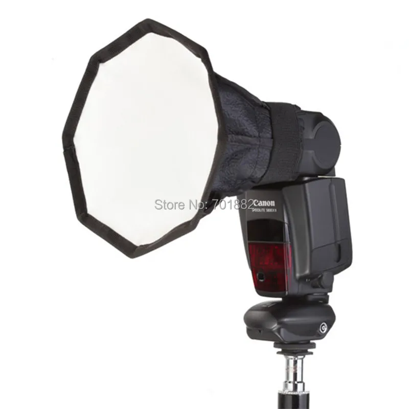 Flash Diffuser Mini Octagon Speedlite flash Softbox (1)