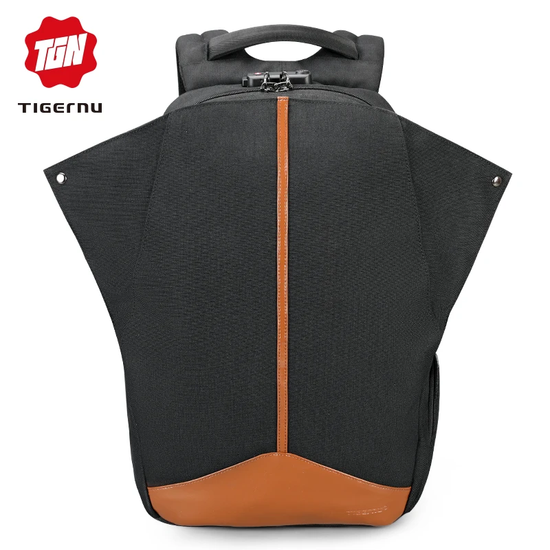 Tigernu Anti robo llave de la TSA usarte de Mochila de los hombres mochilas para 15,6 \