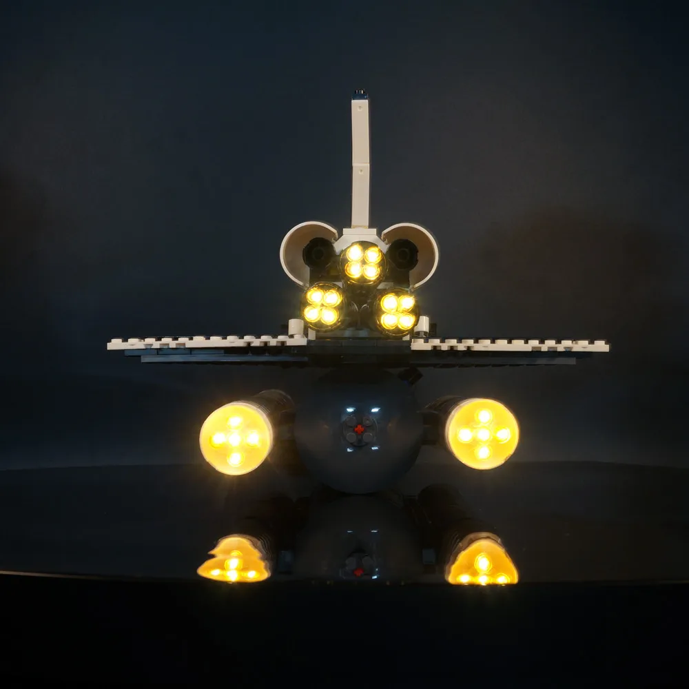 Pаспродажа Kyglaring светодиодный светильник набор для lego 10231 Космический Шаттл модель (не включает набор кирпичей)