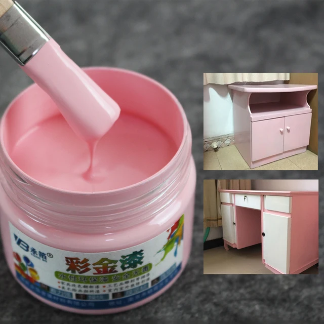 One Bottle Bright Pink Paint 100 G Metal Lacquer Wood One Bottle Bright Pink Paint 100 G Metal Lacquer Wood Tasteless Water Based Can Be Lied On Any Surface