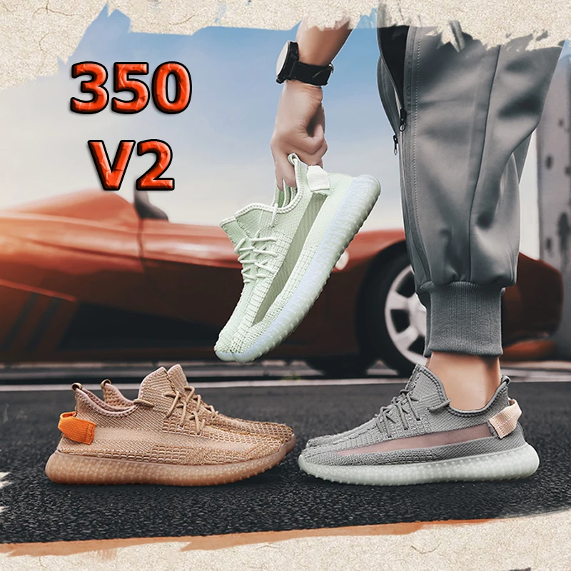 

Men Sport Shoes 350 Running Shoes Breathable Zapatillas Hombre Deportiva High Quality boots Men Footwear Trainer Sneakers