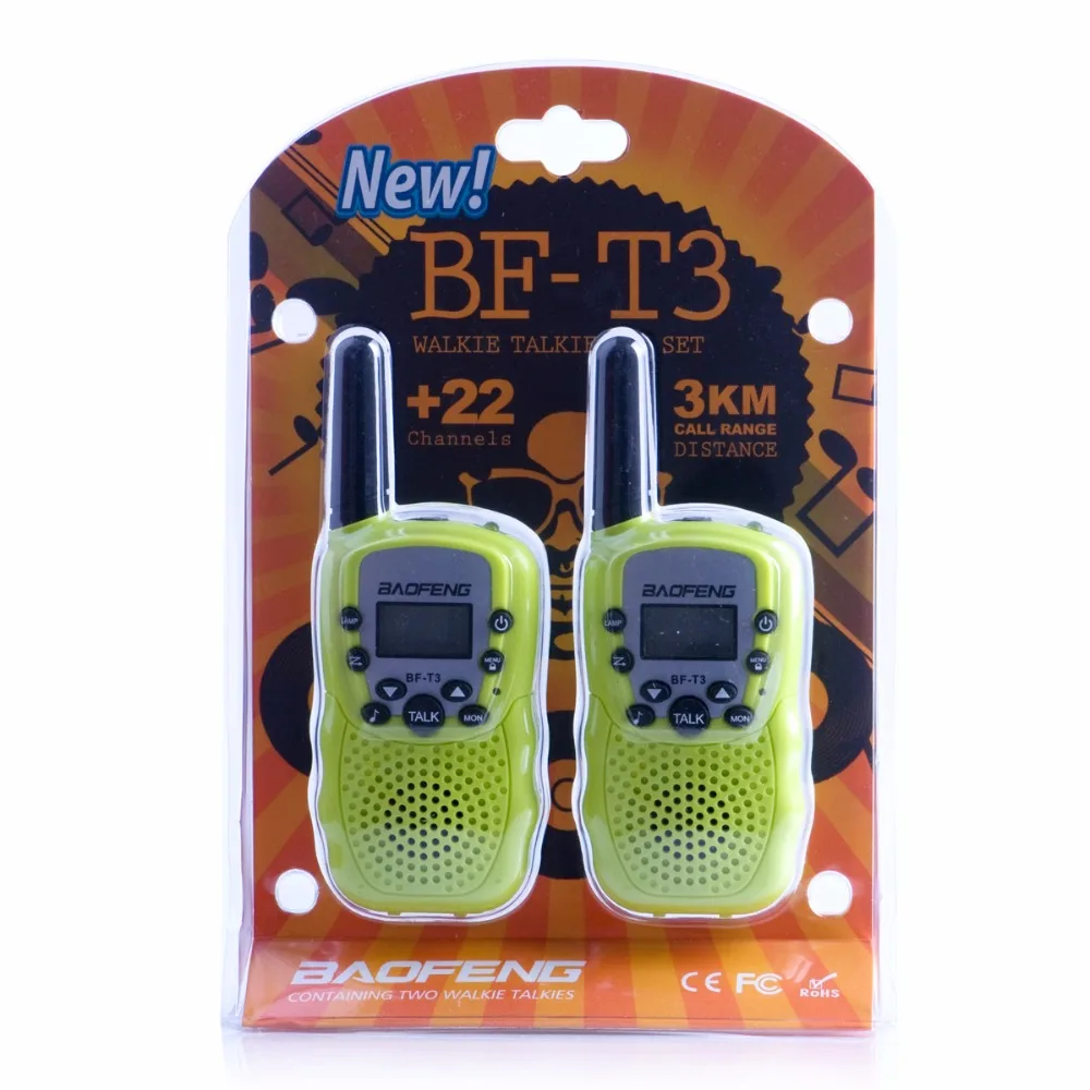 2PCS-BaoFeng-Walkie-Talkie-Children-Mini-Kids-Radio-BF-T3-2W-UHF462-467-MHz-two-way (5)