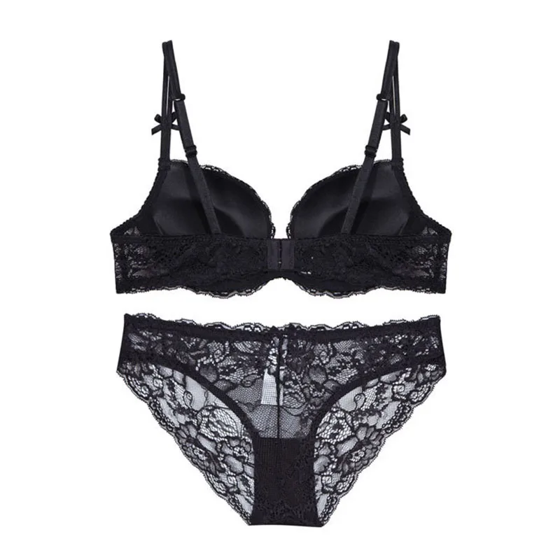 sexy lace bow lingerie 1-3