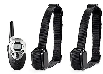 

JanPet Two Dog control remote 1000m Training Dog collar rechargeable with Back Lit LCD Dispaly