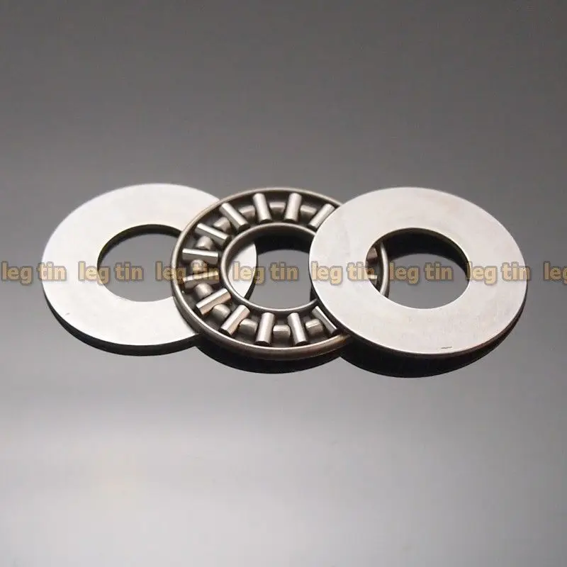 [2 Pcs] Axk1226 12x26 Needle Roller Thrust Bearing Complete With 2 As