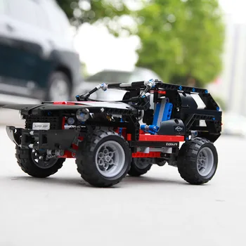 

drop shipping Transport Cruiser SUV 589pcs Racing Car Model Building Block Sets Educational DIY Bricks Toys