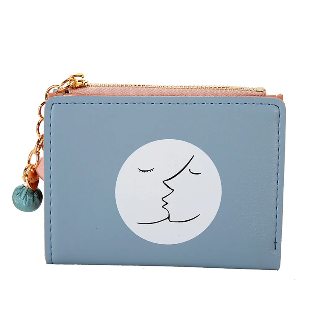 Милый кожаный винтажный женский кошелек с кисточками, роскошный известный бренд, Короткие мини женские кошельки и кошельки для кредитных карт, May20 - Цвет: B