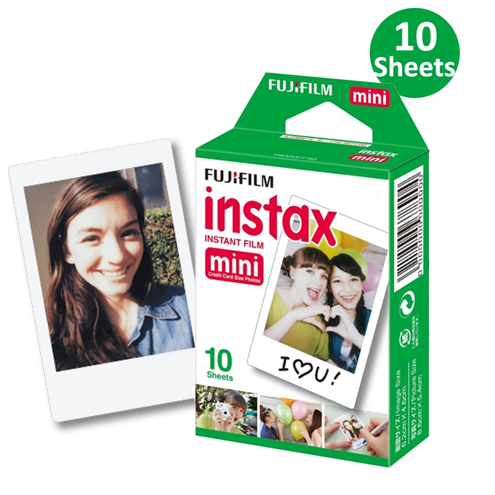 Пленка для Fujifilm Instax Mini 8 10 листов 1 упаковка белая пленка Fuji Instant 7 25 50s 90 300