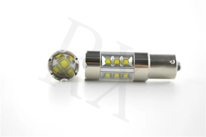 1 шт 100W супер яркий 20SMD 12v 24v Ba15s 1156 P21W светодиодный автомобиль хвостовая часть грузовика Обратный Свет белый нет полярности