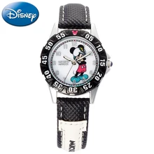 Boys Mickey Mouse Sports Watch Disney Prince Dream Child Play Leather Quartz Waterproof Watches For Children Gift Parents 14032