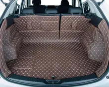 JIOYNG Completo Traseiro Tronco Bandeja Liner Carga Mat Piso Protector esteiras almofada do pé para 17 18 MAZDA CX-5 2017 CX5 2018 (6 cores)