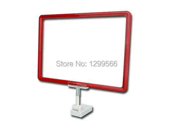 

New style magnetic base pop advertising poster display stand rack A4 frame price tag sign Promotions card showing holder J-06