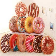 Free Shipping Funny Cartoon Sweet chocolates Donuts Sofa and chair back Cushion Car Mats Student pillow Toy
