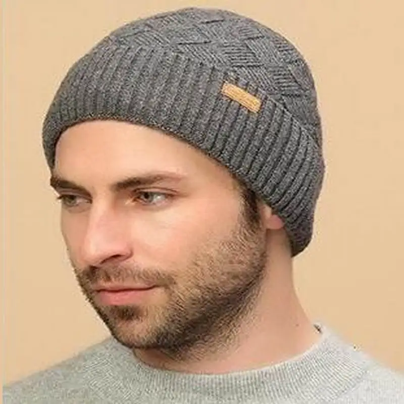 Aliexpress.com : Buy New Knit Hat Beanies Winter Cap For Men Headgear ...