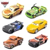 Disney Pixar Cars 3 2 Metal Diecast Car Toy Black Storm Jackson Lightning McQueen Truck Model Children Car Toys Christmas Gift 1