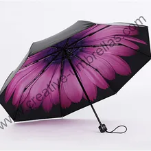 3 шт./партия 240 T pongee 5 раз черное покрытие УФ-защита 70 T 12 углов сплава вал реальные двухслойные ромашки мини-зонтик