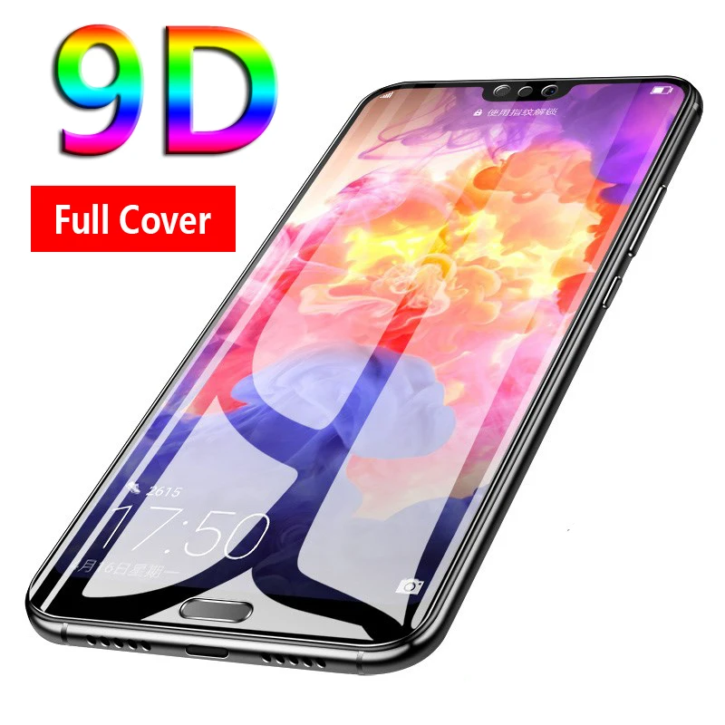 9D Glass For Huawei P20 Lite Screen Protector Cover Protective Glass