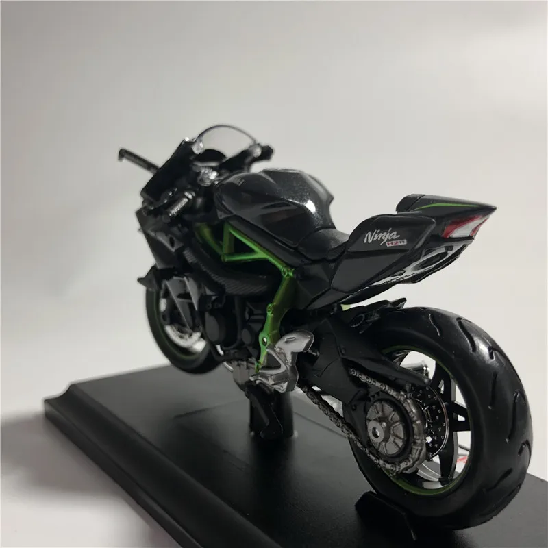 1:18 KAWASAKI NINJA H2 R модель мотоцикла Maisto из сплава под давлением игрушка черный ниндзя
