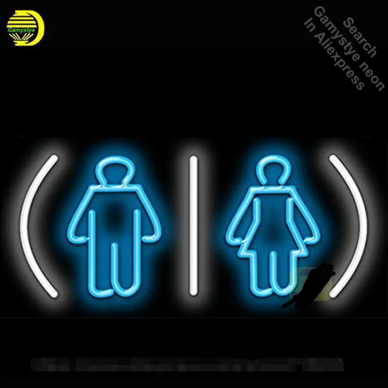 Toilets LED Neon Bar Sign Home Light Up Pub Restrooms rest room toilet male bog