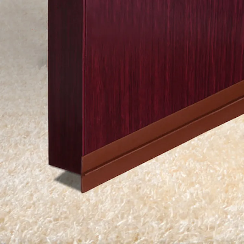 

Door Bottom Threshold Seals Draft Stopper Silicone Sealing Strip 0-28mm Gap 3M / Acrylic Adhesive 25mm 35mm 45mm Brown White