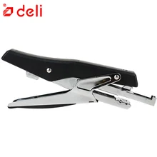 Deli плоскогубцы степлер офисные гаджеты Металл tManual степлер канцелярские бумажные буквенные машины степлер школьные офисные принадлежности 0329