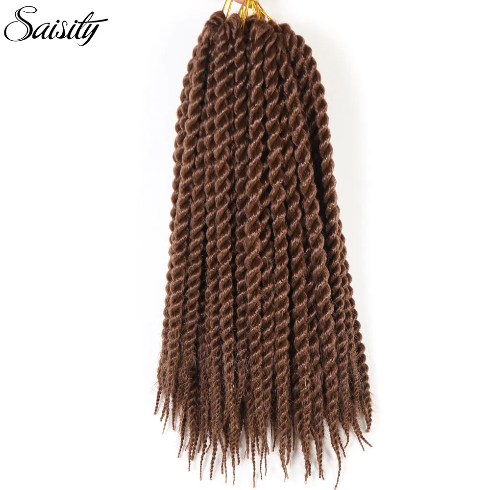 Saisity Гавана mambo твист синтетический афро кудрявый плетение волос крючком косы для наращивания волос дреды Джамбо косы