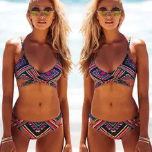 Новинка, UK сток, женское Бандажное бикини, пуш-ап, Мягкий купальник, купальный комплект из 2 предметов, купальный костюм, пляжный купальник, купальный комплект бикини