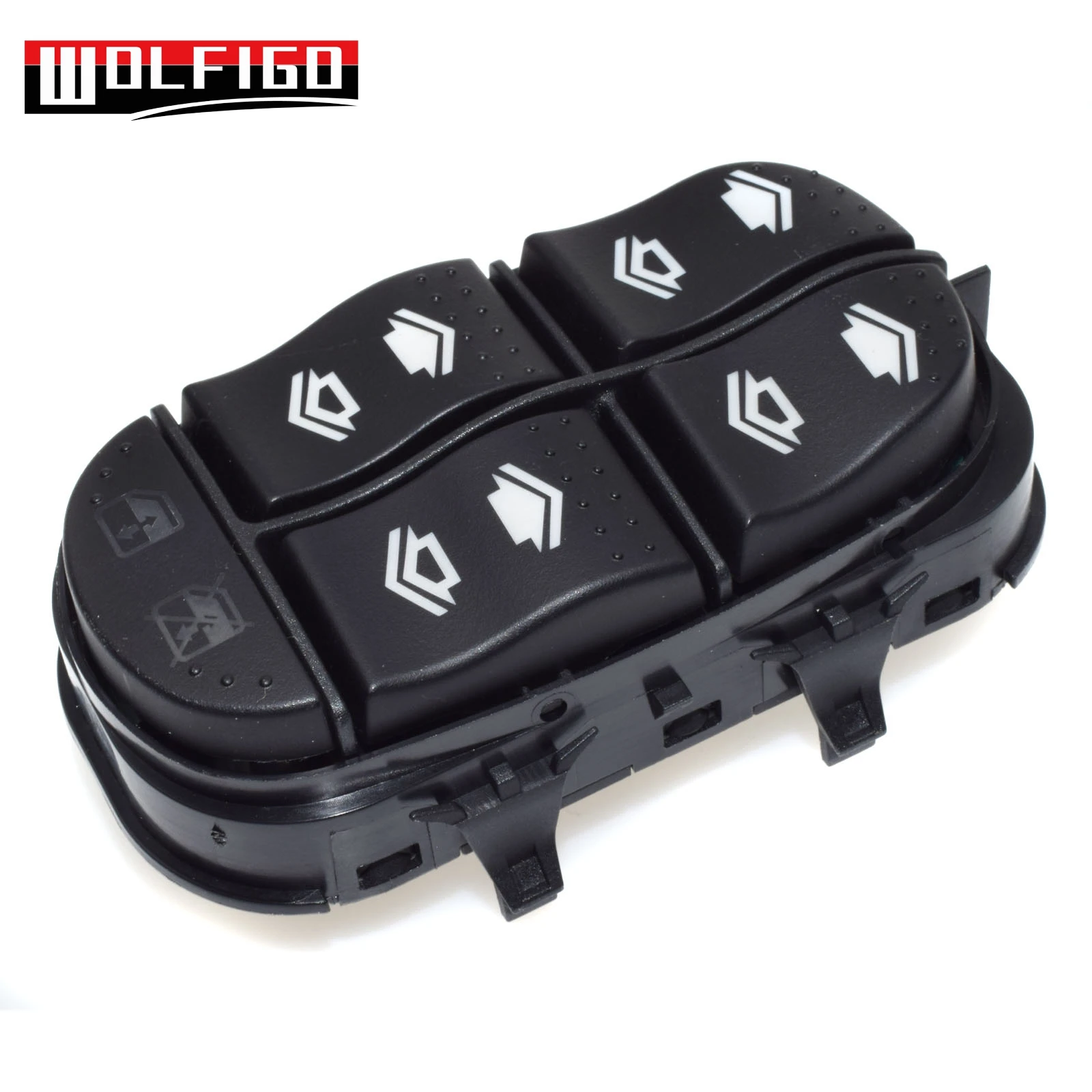 

WOLFIGO Left Driver Side Electric Power Window Switch Master For FORD Focus 11 PIN 1998-2004 2M5T14A132DB,55105453EU New
