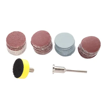 

100pc 100-3000 Grit Sander Disc Sanding Disk Sand Paper with 20mm Abrasives Hook & Loop Backer Plate for Polishing Cleaning Tool