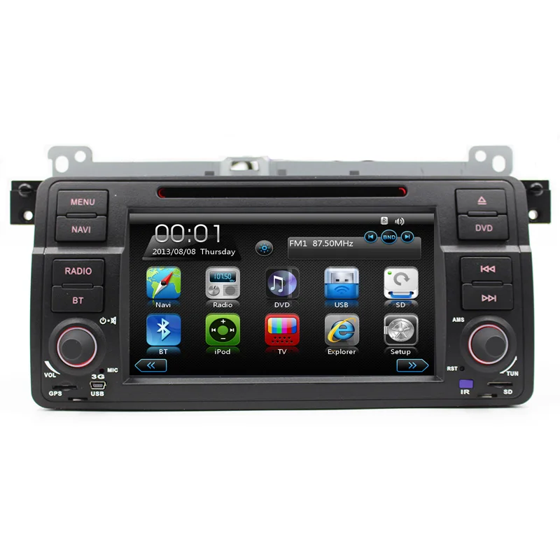 7 HD Touch Screen Car DVD Player GPS Navigation for BMW E46 3 Series M3 GPS
