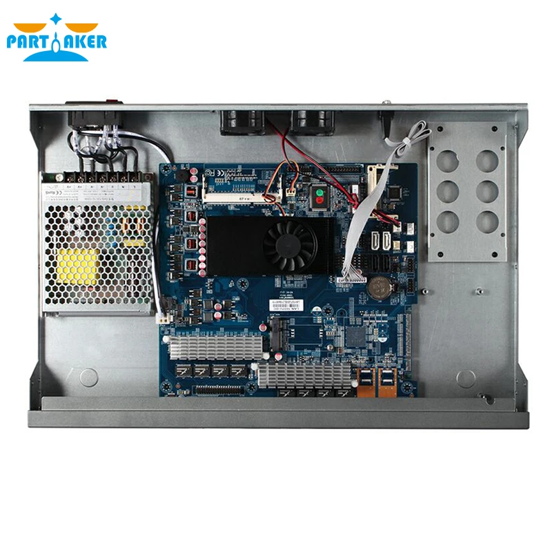 Причастник R14 ROS 8 * Intel 82574L Gigabit Ethernet сетевой брандмауэр с I7 3517U 4G RAM 128G SSD|Сетевой