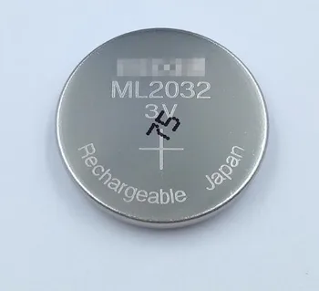 

100PCS ML2032 3V rechargeable button battery instead of LIR2032 CR2032 battery