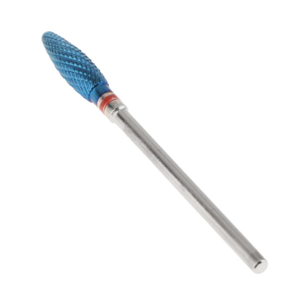 Carbide Rotary Nail Drill Bit with Smooth Round Top Nail Art Salon Manicure