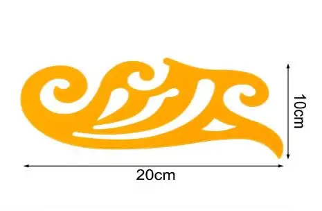 20/25/30 см французский шаблон для вычерчивания кривых чертеж линейки разработки по индивидуальному заказу дизайнерские питания - Цвет: 5A21253-20