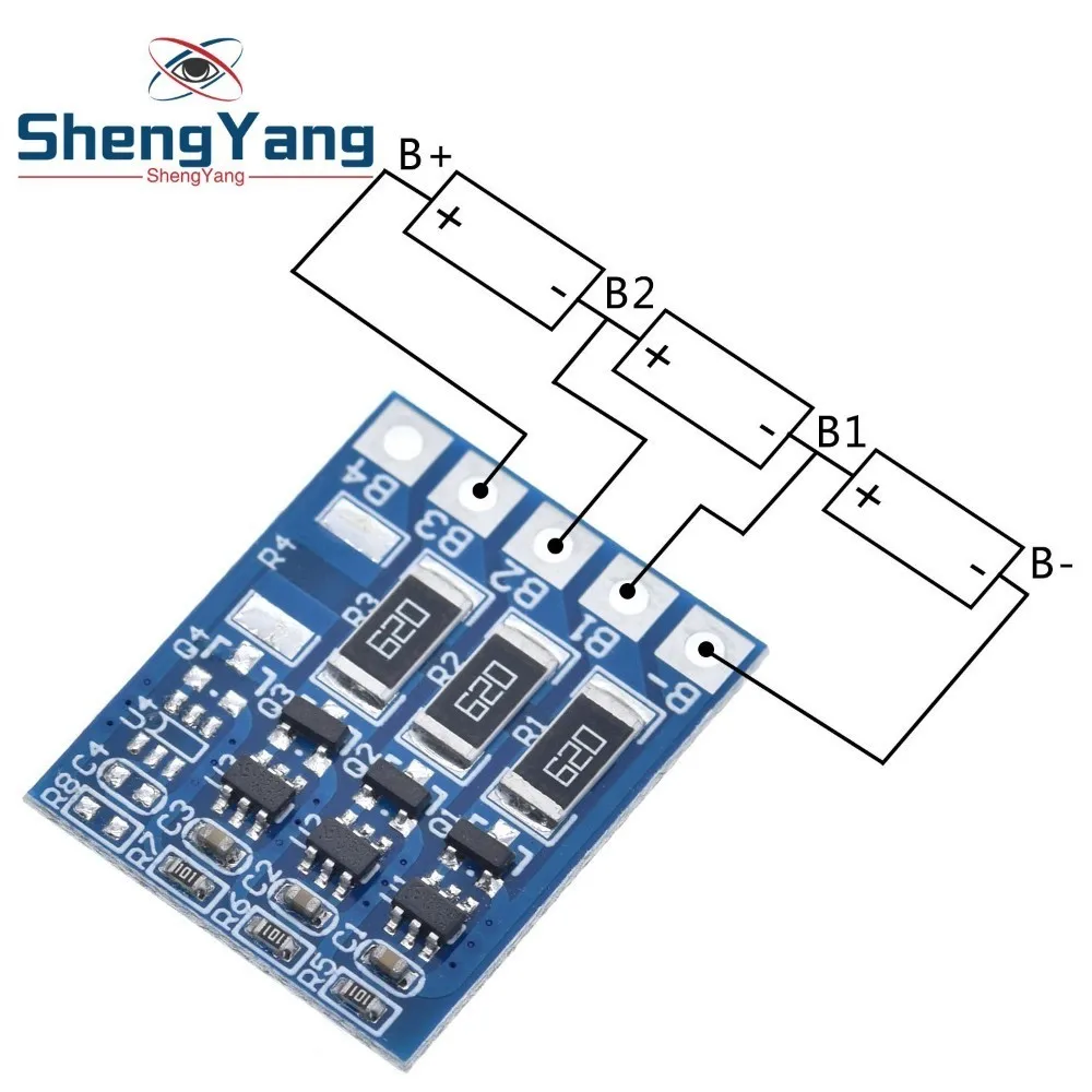 Балансировочная плата для литий ионных аккумуляторов ShengYang 3S 4 2 в|Интегральные