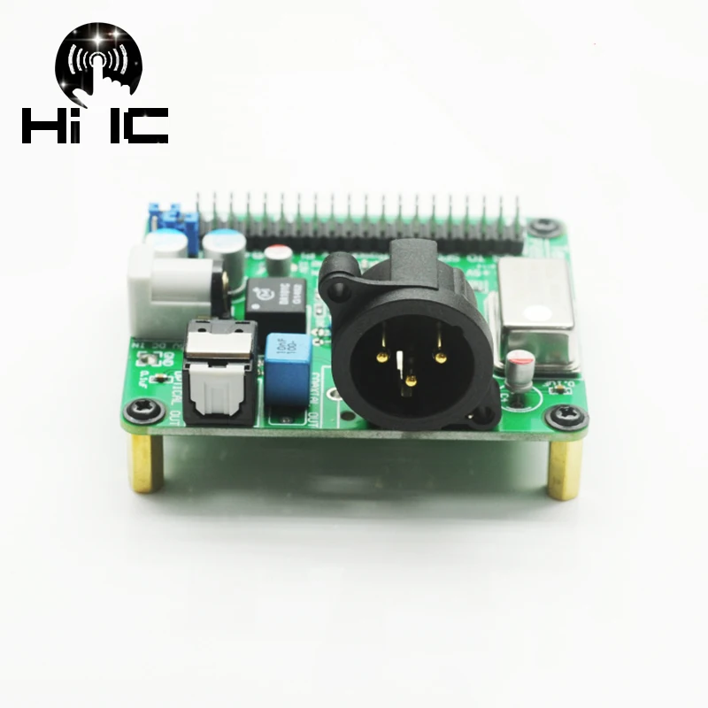 Ies коаксиальный HiFi DAC DIGI Цифровой Аудио Звуковая карта WM8804G Плата расширения декодирования доска кодер для Raspberry pi3 pi2 B+ 3B