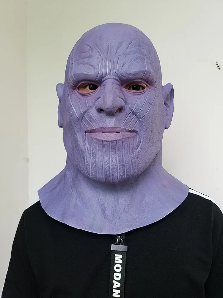 Avengers Infinity War Marvel Thanos PVC Purple Cosplay Costume