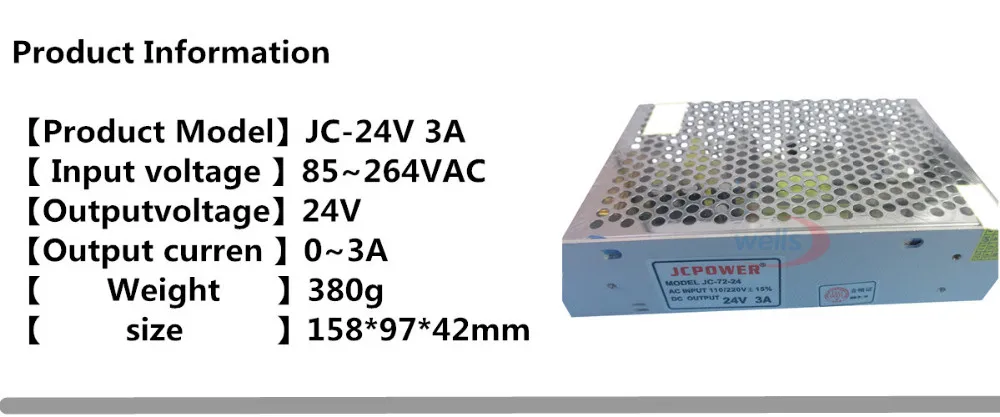 Светодиодный трансформатор выключатель 5 V 12 V 24 V 36 V 48 V Питание, 2A/3A/4A/5A/6A/10A/12A/20A/30A/40A/60A Мощность для светодиодный полосы