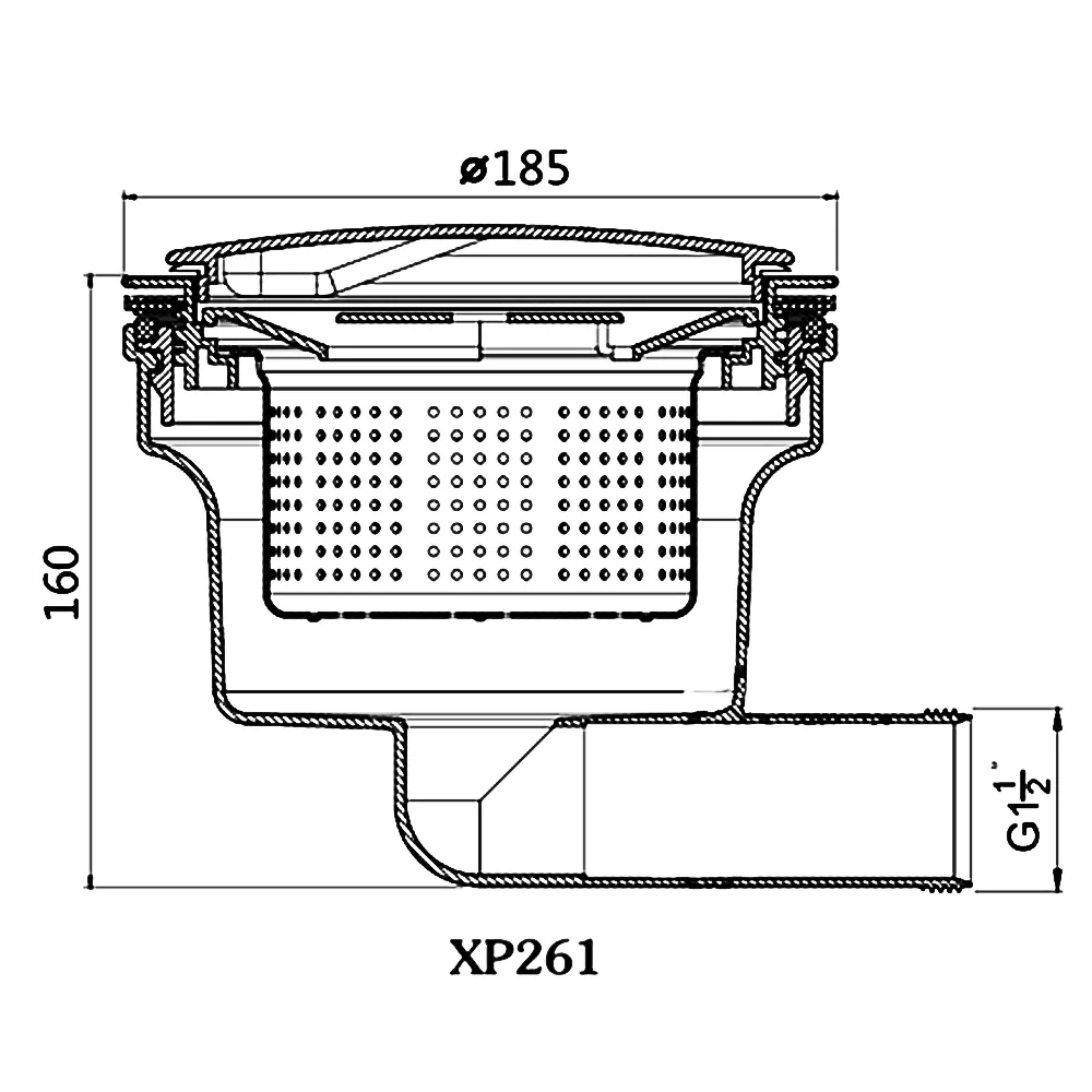  Talea 18.5cm Stainless Steel Kitchen Sink Strainer basket filter for sink waster Drain Strainer pre - 32862597061