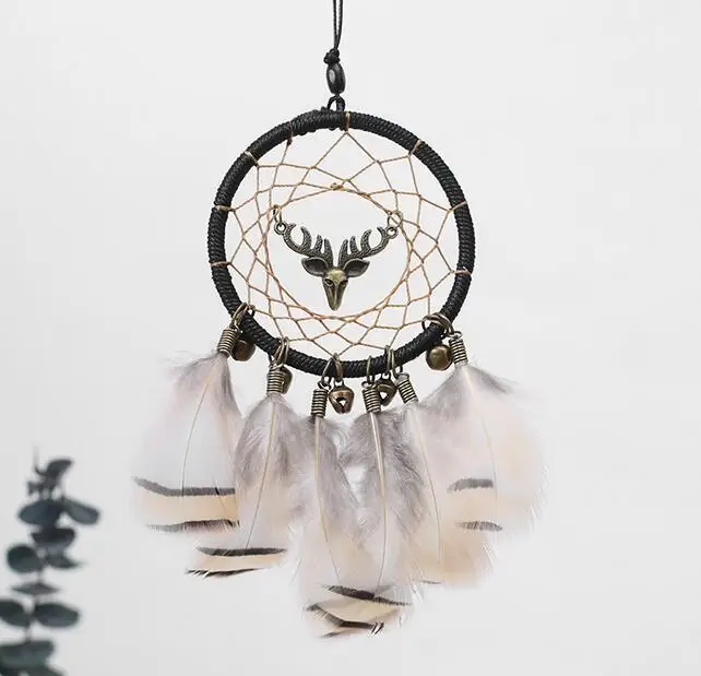 offbb Exclamation Mark Remind Art Deco Gift Fashion Dream Catcher Wind Chime Car Hanging Pendant