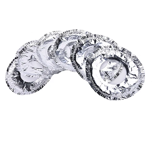 10Pcs Hot Aluminum Foil Round Gas Burner Disposable Bib Oven Liners