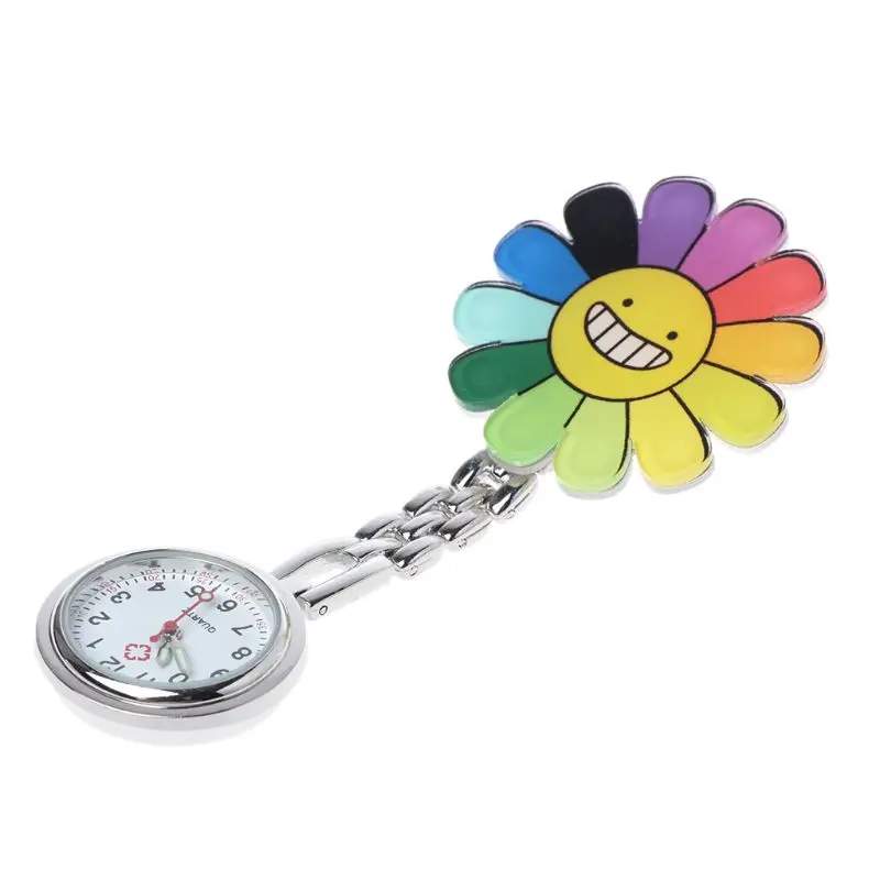 Часы для медсестры Модные женские карманные часы для девочек Вешалка-зажим портативный доктор больница очаровательные подарочные