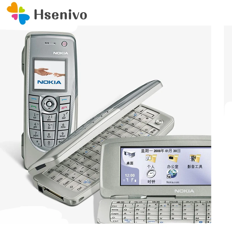 Лидер продаж Оригинальный разблокированный телефон Nokia 9300 Flip GSM мобильный Symbian 7 0 s