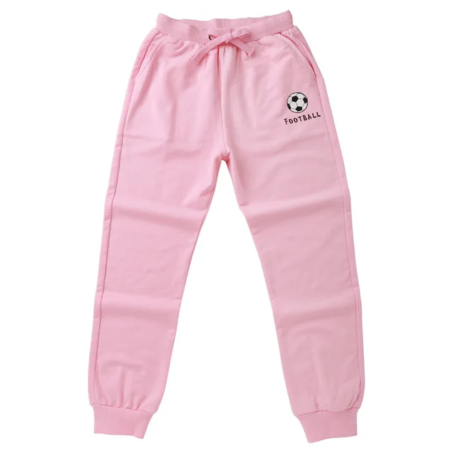 Для маленьких мальчиков и девочек спортивные штаны Весна-Осень Хлопковые Штаны-шаровары Штаны для детей Детские повседневные хлопковые брюки 18 м-8 т - Цвет: Розовый