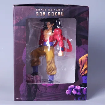 

26.5cm New Hot PVC Action Figure Zerodragon ball super saiyan 4 son goku model doll decoration collection figurine toys for gift