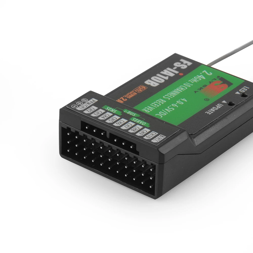 Flysky Φ Fly Sky 2 4G 10 канальный приемник с выходом PPM и портом iBus совместимый